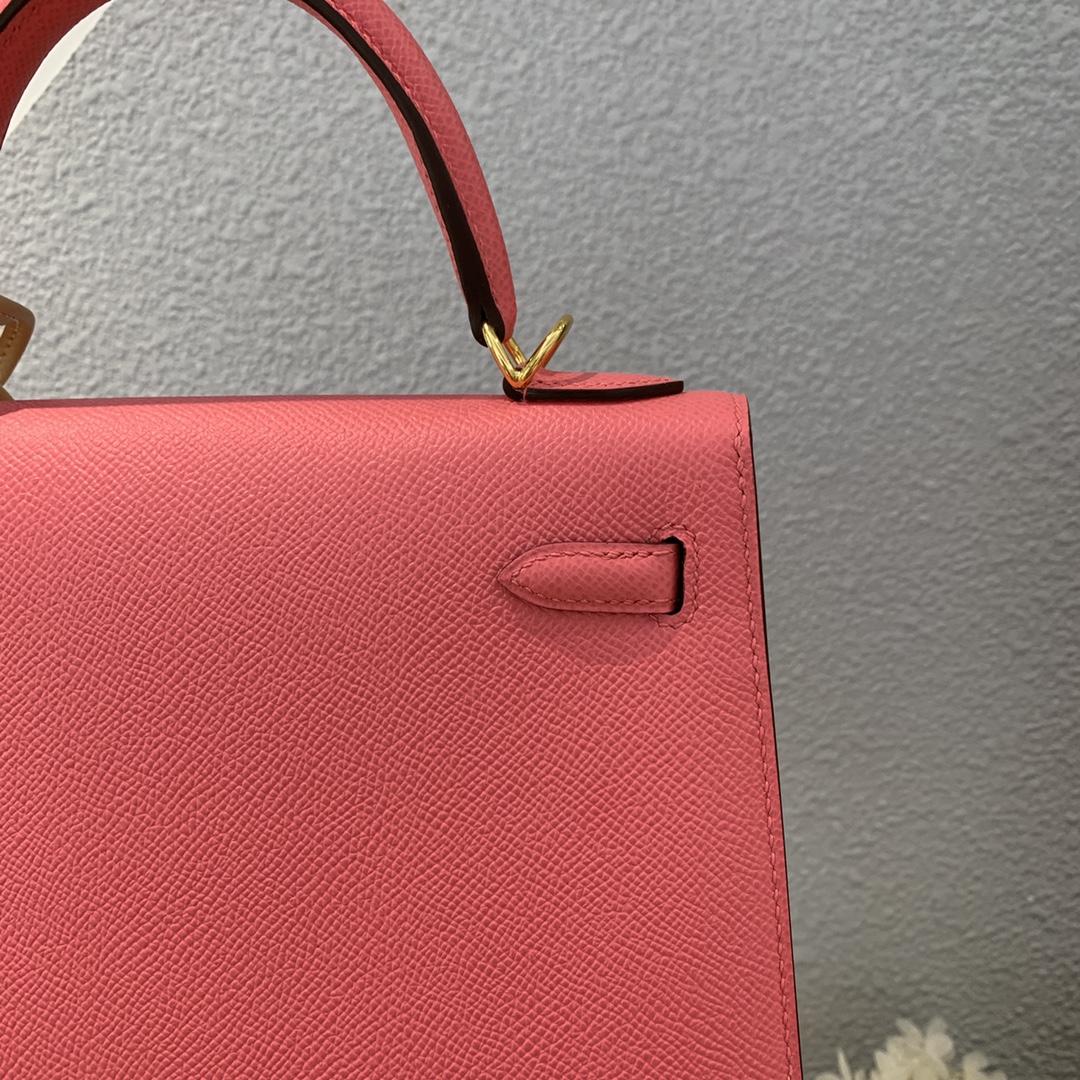 에르메스 켈리백25 립스틱 금장 앱송